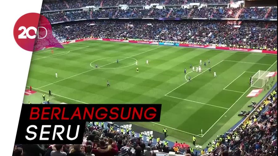 Keseruan Nonton Langsung Madrid Saat Trio BBC Berjaya