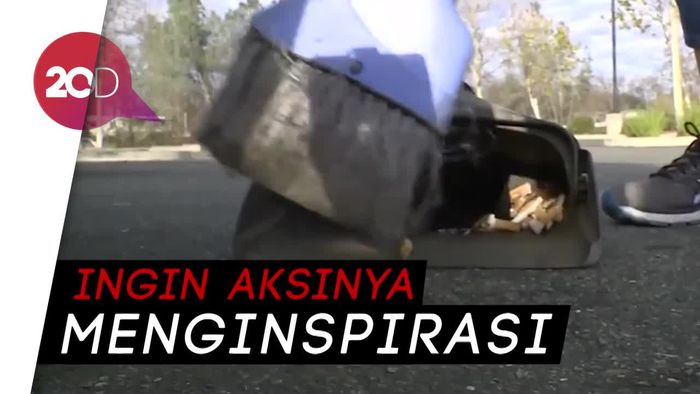 Rekor! Wanita Ini Kumpulkan 1 Juta Puntung Rokok