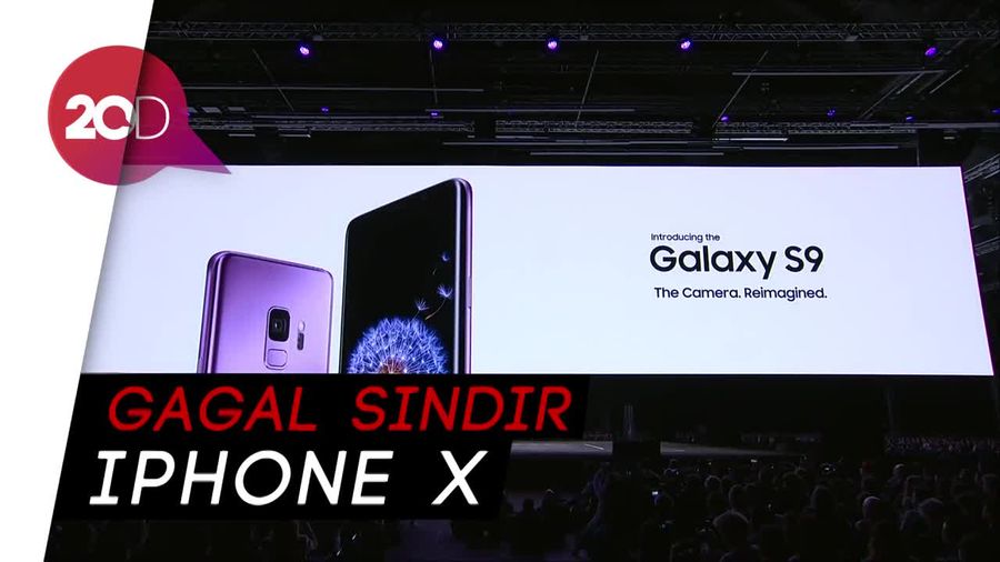 Sindir iPhone X di Peluncuran Galaxy S9, Ini Reaksi Penonton