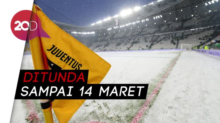 Stadion Juventus Diguyur Salju, Laga Juventus Vs Atalanta Ditunda