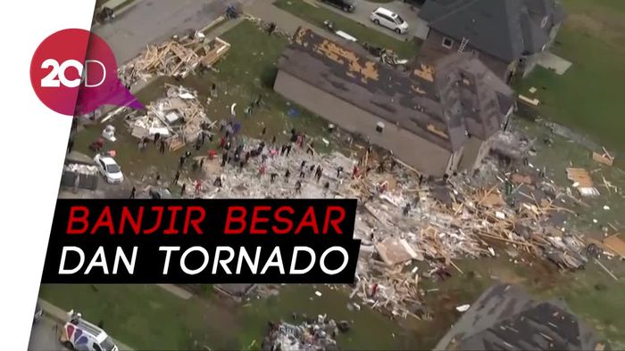 Dahsyatnya Badai yang Meluluhlantakkan Amerika