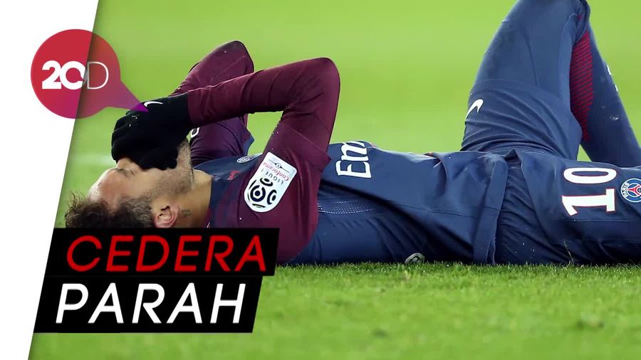 Detik-detik Tulang Metatarsal Neymar Retak