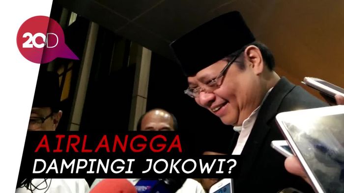 Dikodein Jadi Cawapres Jokowi, Airlangga: Namanya Juga Guyon