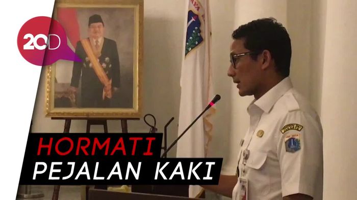 Soal PKL di Trotoar Melawai, Sandi: Beri Ruang Pejalan Kaki