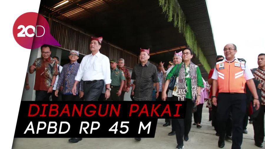Terpesonanya Sri Mulyani dan Luhut Lihat Keunikan Bandara Banyuwangi