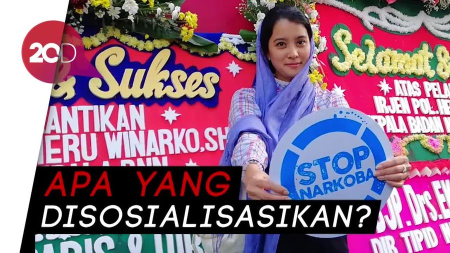 Marcella Zalianty Bantu Pemerintah Sosialisasi ke Pengguna Narkoba