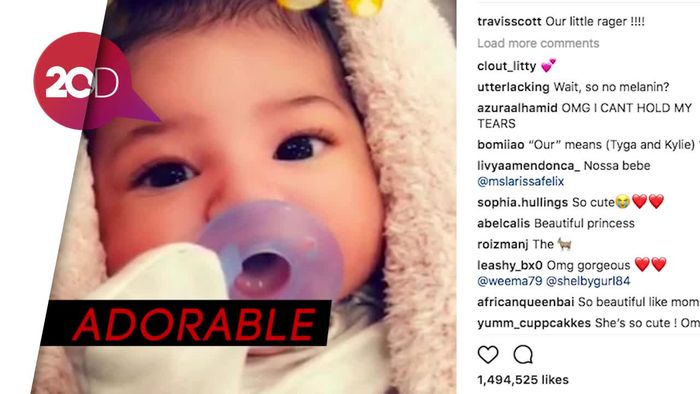 Begini Wajah Cantik Bayi Perempuan Kylie Jenner