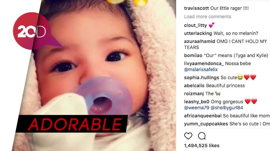 Begini Wajah Cantik Bayi Perempuan Kylie Jenner