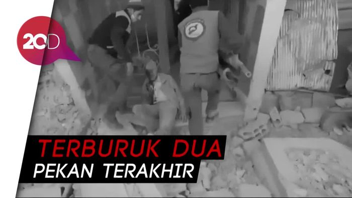 Sebulan Dibombardir Militer Suriah, Ghouta Luluh Lantak