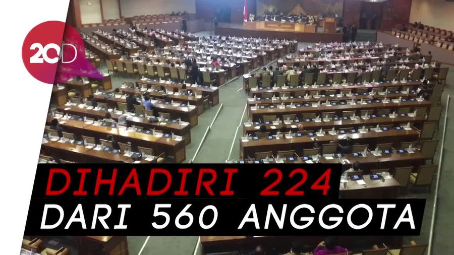 Usai Reses DPR, Tak Sampai Setengah Hadir di Sidang Paripurna