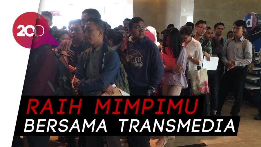 Ujian Psikotes Transmedia DDP di Jakarta Dihadiri Ribuan Peserta