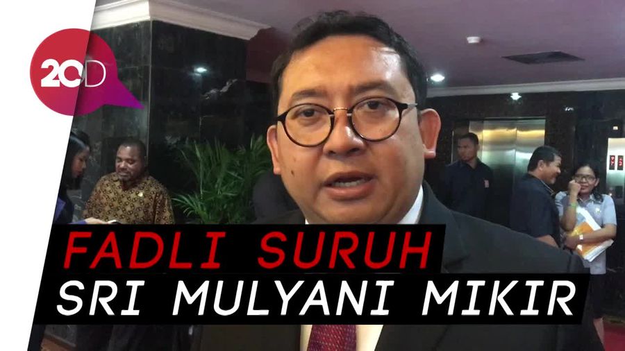 Rupiah Melemah, Fadli Zon Sindir Menkeu Sri Mulyani