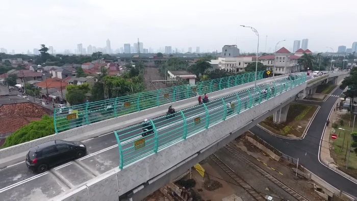 Flyover Bintaro Permai dari Lensa Drone