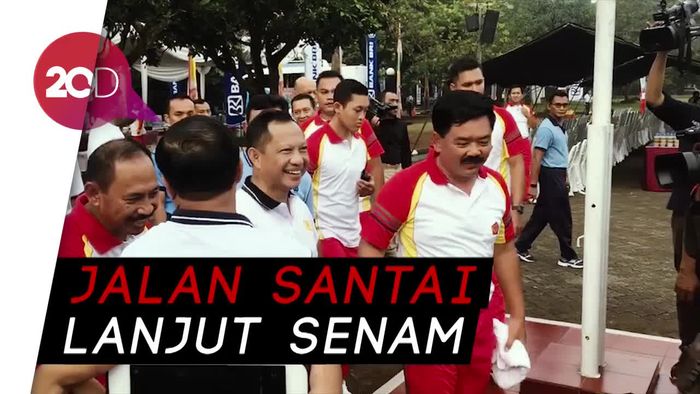 Tingkatkan Soliditas, TNI-Polri Olahraga Bersama