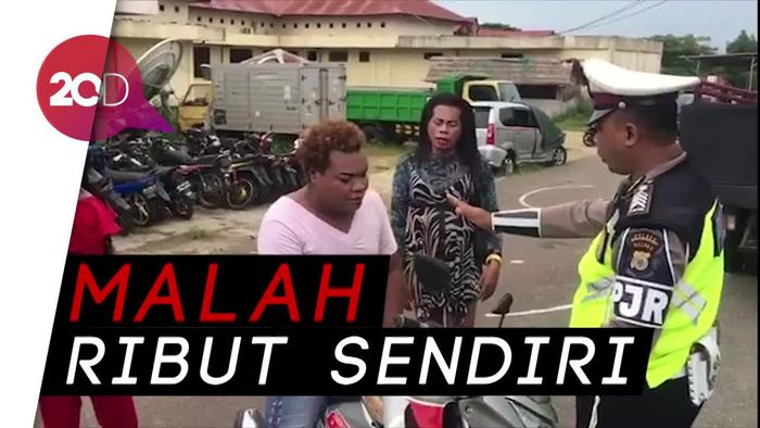 Bikin Senyum! Video Penindakan Lalin Bonceng Tiga