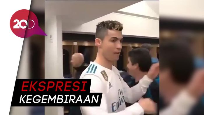 Lolos ke Babak Perempat Final, Begini Suasana Ruang Ganti Real Madrid 