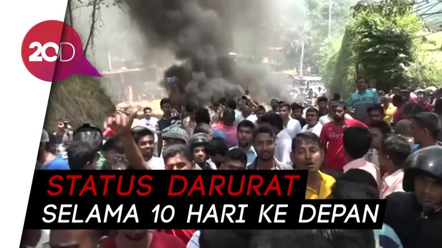 Konflik Antar Agama Pecah, Sri Lanka Tetapkan Status Darurat