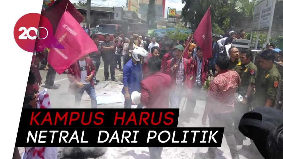Tegang! Kedatangan Cawagub Syaikhu di Kampus UMMI Diwarnai Protes