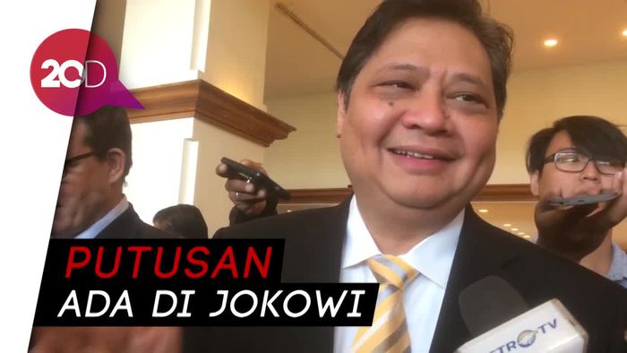 Ditanya soal Jadi Cawapres Jokowi, Ini Jawaban Airlangga