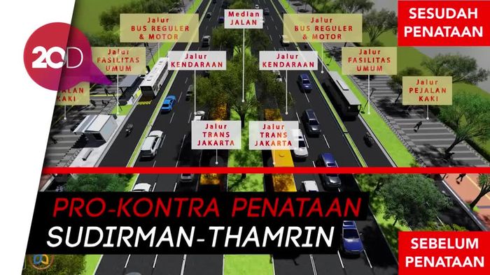 Kata Warga soal Tata Ulang Trotoar dan Jalan Sudirman-Thamrin