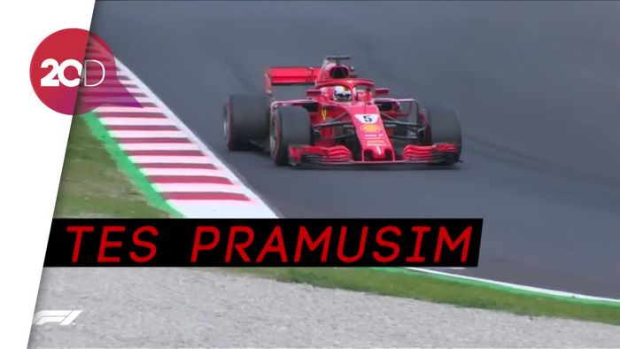 Vettel Jadi yang Tercepat di Barcelona