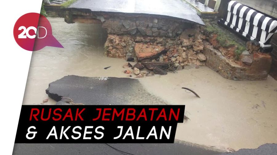 Hujan Lebat dan Laut Pasang Sebabkan Banjir di Bangka