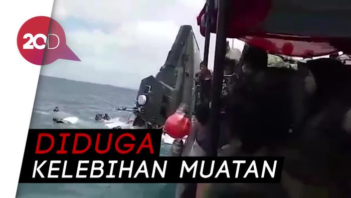 Video Kapal TNI Tenggelam di Kepulauan Seribu