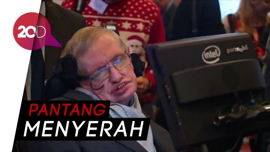 Stephen Hawking yang Tak Gentar Hadapi Penyakit Mematikan