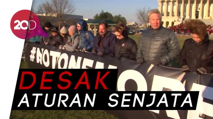 7 Ribu Sepatu Jadi Simbol Korban Penembakan