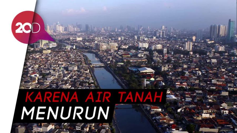 Sandi Sebut Terjadi Penurunan Tanah di Jakarta