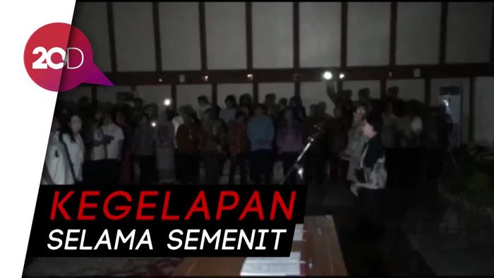 Waduh! Balai Kota Mati Lampu saat Acara Sandi