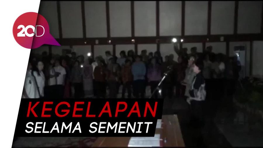Waduh! Balai Kota Mati Lampu saat Acara Sandi