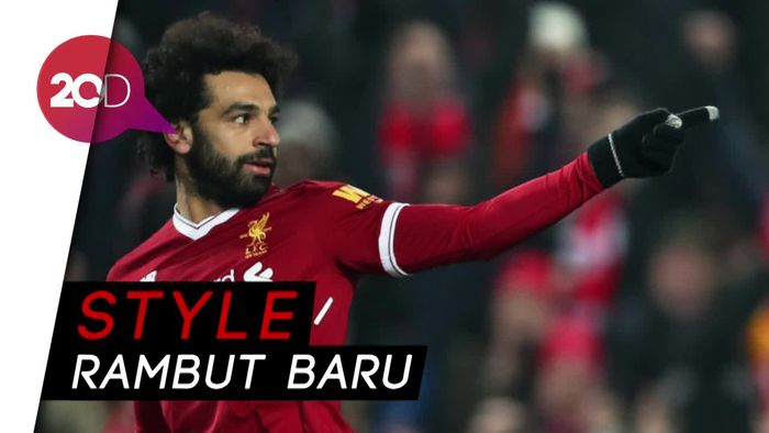 Wajah Mohamed Salah di Rambut Penggemar