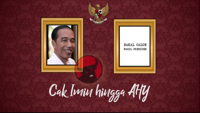 PDIP Lirik Nama-nama Ini Jadi Pendamping Jokowi