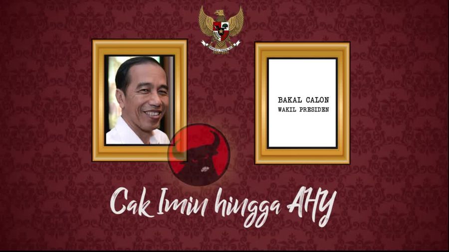 PDIP Lirik Nama-nama Ini Jadi Pendamping Jokowi