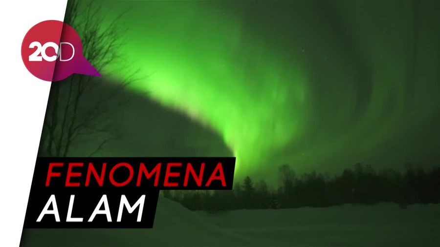 Cantiknya Aurora Borealis Menari di Langit Finlandia