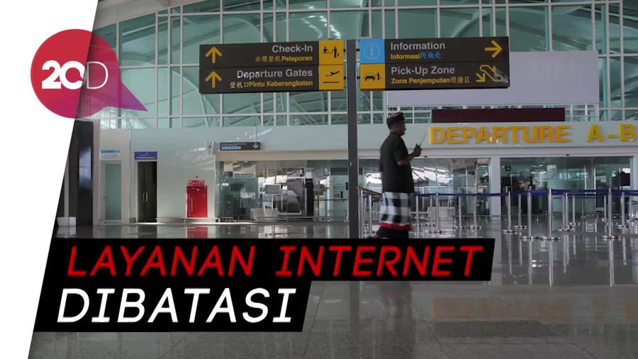 Suasana Nyepi di Bali, Internet Turut Mati