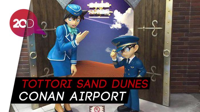 Unik! Bandara di Jepang ini Semua Sudutnya Dihiasi Conan