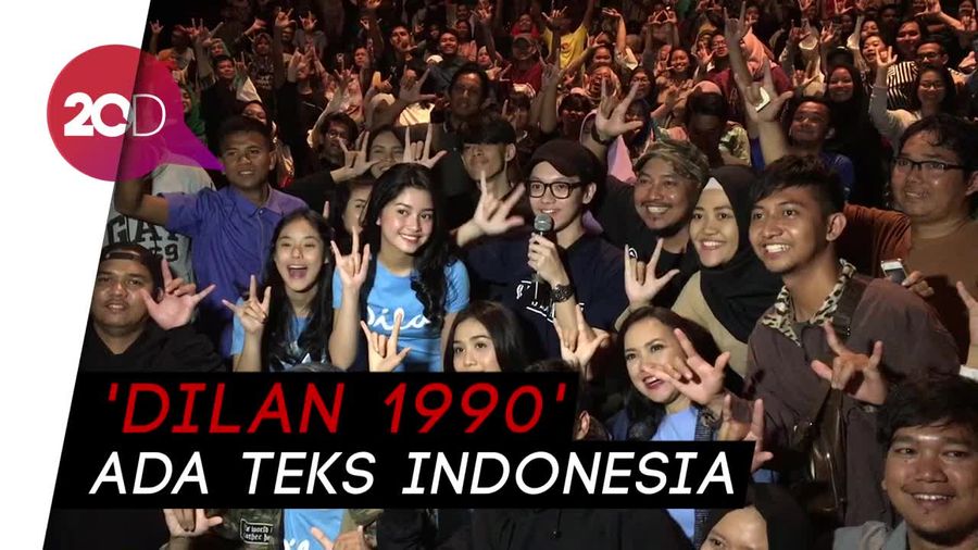 Antusias Teman Tuli Nonton Dilan 1990 dengan Teks Indonesia