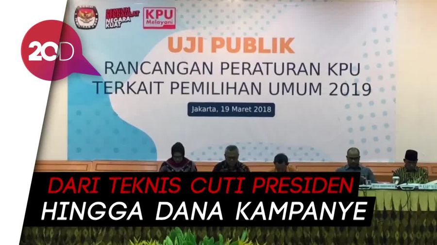 Uji Publik Peraturan Pemilu, Atur Dana hingga Cuti Kampanye