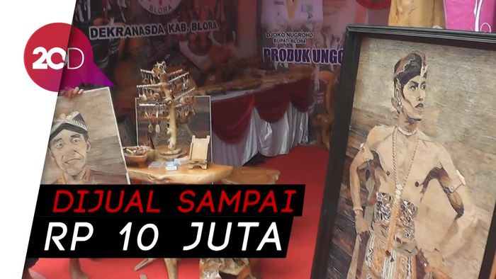 Mulyanto, Menyulap Pelepah Pisang jadi Karya Seni
