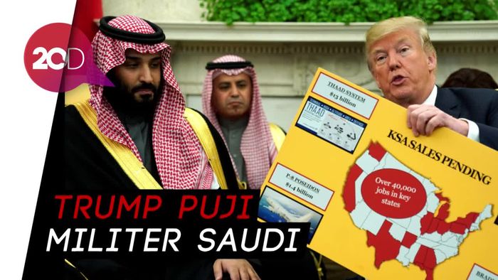 Momen Akrab Trump dan Putra Mahkota Saudi