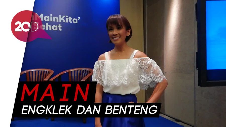 Mantan Puteri Indonesia Kenalkan Permainan Tradisional pada Anak