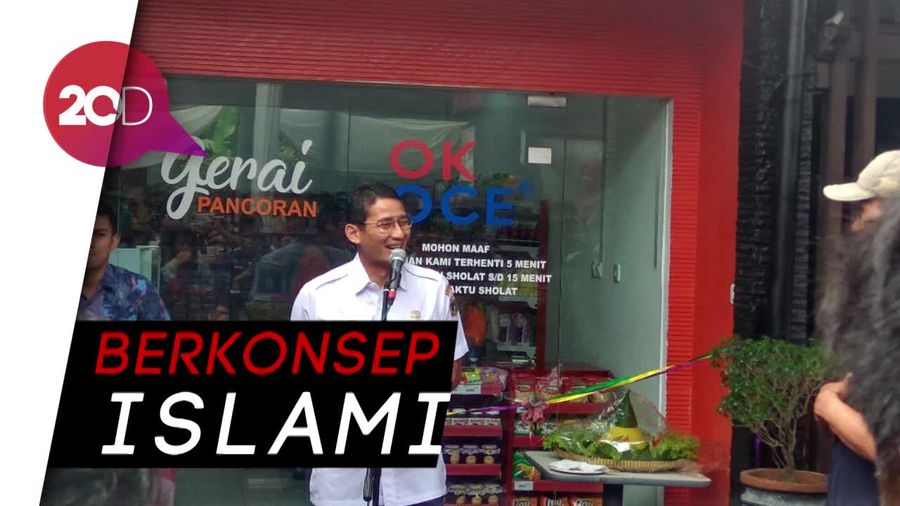 Sandi Terharu Gerai OK OCE Mart Pancoran Tutup Saat Azan