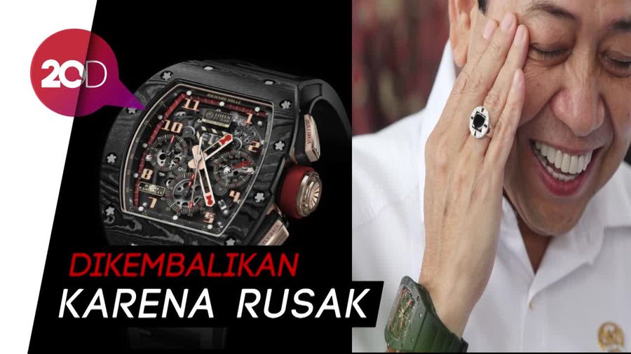 Novanto Akui Terima Richard Mille dari Andi Narogong
