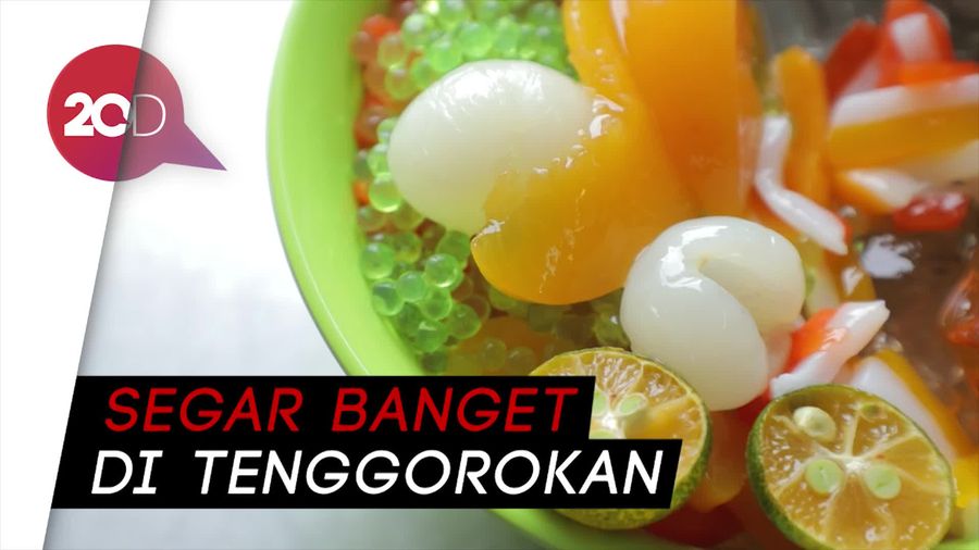 Icip-icip Berbagai Jenis Es di Es Campur Jelly Acen
