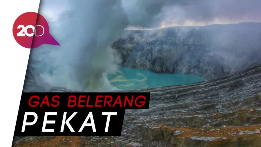 30 Orang Dirawat Akibat Gas Beracun Kawah Ijen