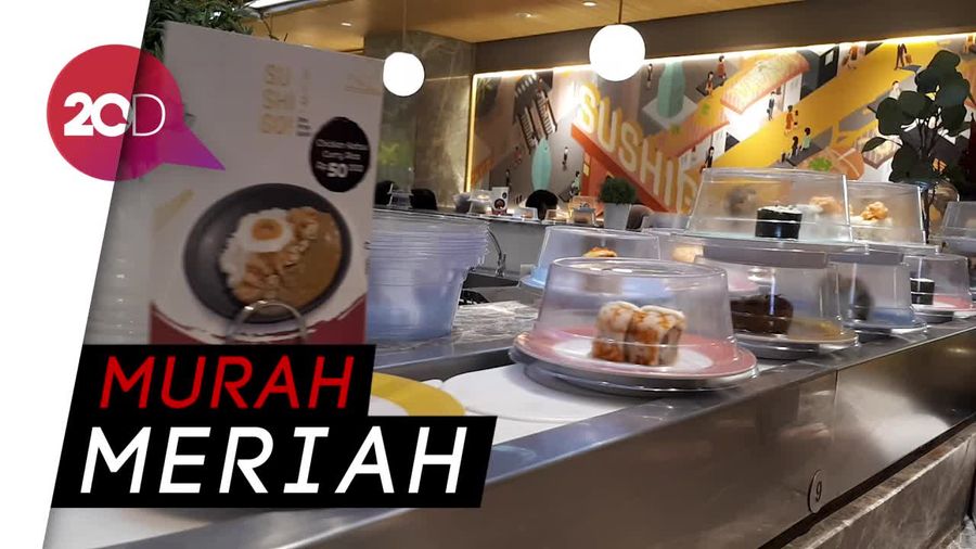 Wah! Semua Sushi di Sini Harganya Cuma Rp 15 Ribu
