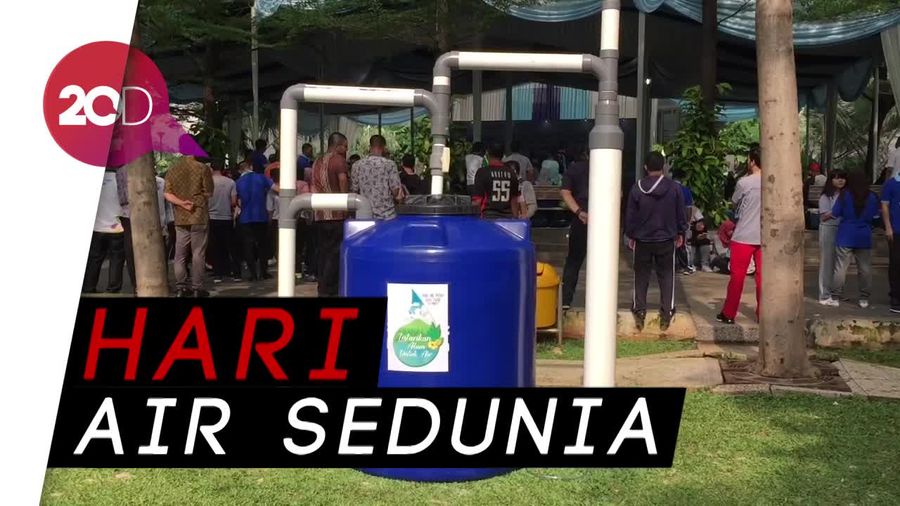 Menteri PUPR Perkenalkan Alat Pemanen Air Hujan