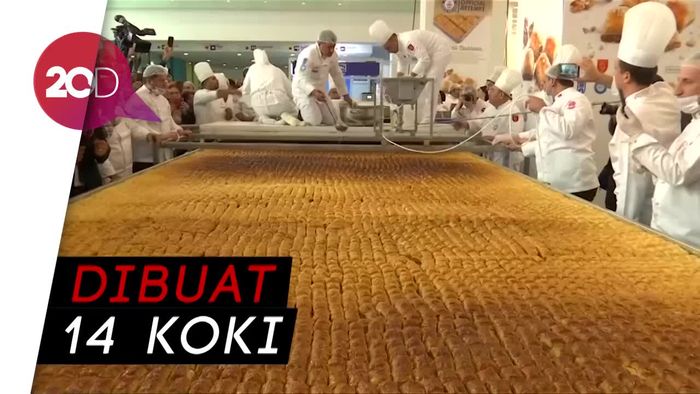 Wow! Baklava 500 Kg Pecahkan Rekor Dunia Baru